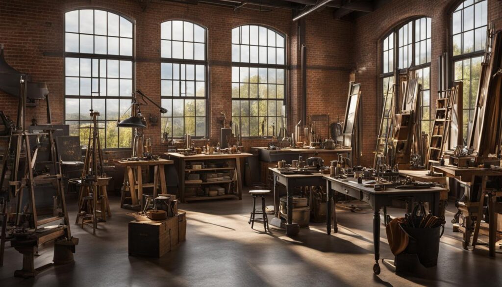 industrial revolution artist studio