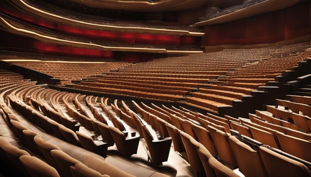 kauffman center seating capacity